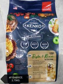 Kenko Adult Dog Food Fish Rice 3.75kg Feed Anjing
