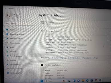 Laptop to let go