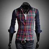 0572 READY STOCK Classic Plaid Long Sleeved Shirt