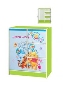 Children Cabinet With Printing Doors (winnieDpooh)