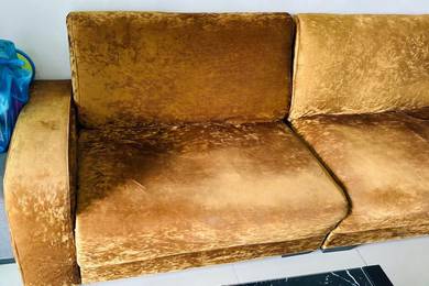 4 seater sofa with velvet fabric for sale