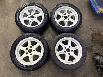 Original 15inch Rays Engineering TE37 Sport Rims