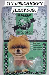 Agogo Dog Chicken Jerky 90gram Snack Anjing Treat