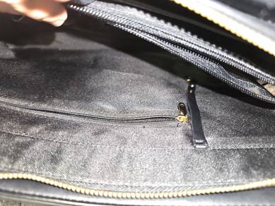 TRACEY Quilted Tote Bag | Black | Excellent Cond