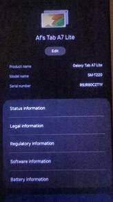 Galaxy Tab A7 Lite 