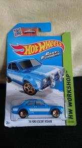 Hotwheels '70 Ford Escort RS1600 not Tomica