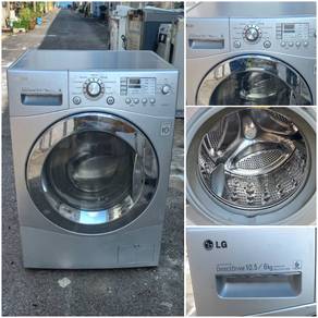 LG 2in1 front load hot washer with dryer 10.5/6k