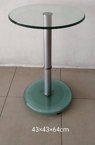 Two or three tier glass decorative stand
