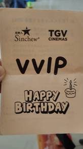 Tgv movies ticket  valid at all Cinema