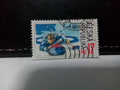 Czechoslovakia Stamp, Curling, Game
