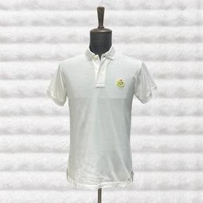 Burberrys Vintage Horse White Polo with Crest Logo