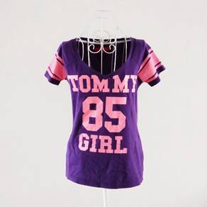Tommy Girl Purple V-Neck Tee