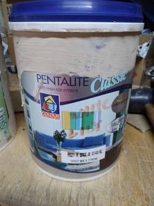 5L Dulux pentalite interior paint(lily white)