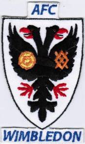 League One English AFC Wimbledon Football Patch