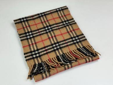 Burberry Nova Check Wool Scarf