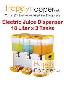 Juice dispenser 3 tank tanks Bowls 18 L liter x 3