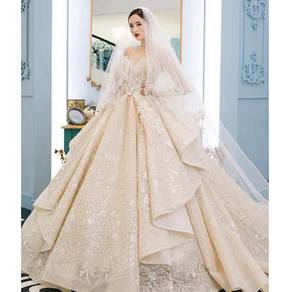 Cream diamond wedding bridal dress gown RB1160