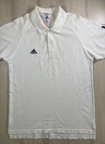 Adidas 2002 World Cup White Collar Tee #BW2 Used