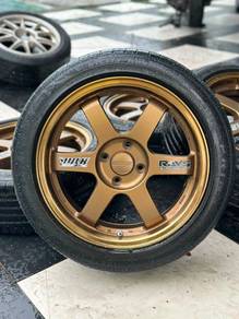 Te37 16 inch sportrim Wira satria alza almera
