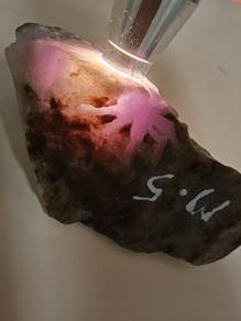 Bongkah Mentah Jadeite "Icy Green-Lavender" Burma