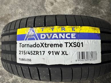 Tayar baru advance 215/45/17 tahun 26