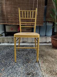 Banquet metal chairs - Gold color