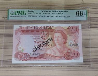 This is a 1978 £20 "Collector Series Specimen"