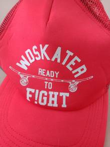 Woodstuck WDSK red trucker skateboard cap