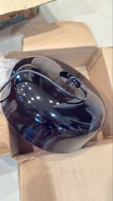 Black Dome Pendant Light Fixture x2