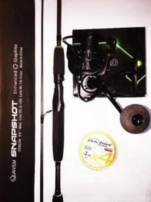 Maguro black shadow 750 combo quantum rod