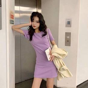 Purple Women Summer Dress