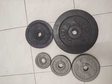Set Gym Dumbell+Barbell