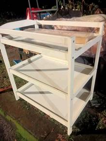 katil baby ikea meja chaging diaper