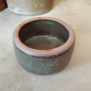 Pet bowl kecil 3 inci bekas ceramic terpaka