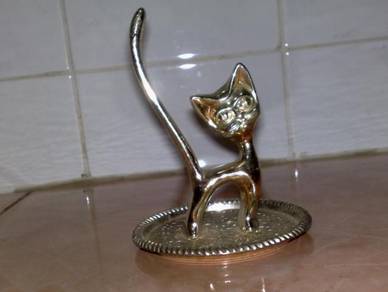 Patung kucing vintage cat statue