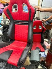 SSCUS Sport RACING SEAT RED & BLACK – 1 PAIR
