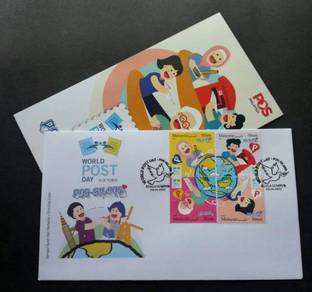 First Day Cover World Post Day Malaysia 2017