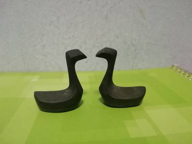 Vintage Brass Geese Pair
