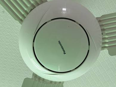 2 Units Panasonic Ceiling Fan with Regulator-White