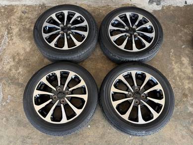 Rim second 15 bezza ori siap tayar axia bezza