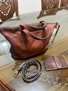 Fossil Skylar Satchel leather brown