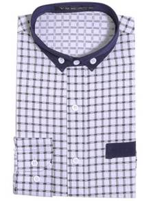 39281 Stylo Plaid Men's Long Sleeve Casual Shirt