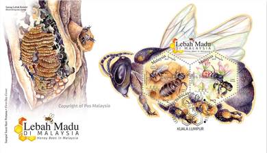 First Day Cover Honey Bees Malaysia 2019