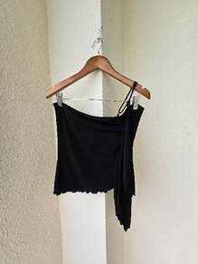 Guess Asymmetrical Off-Shoulder Top