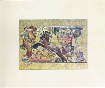 Vintage Decorative Art Print – Egyptian Chariot Sc