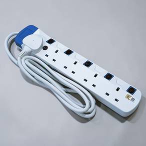 5-Way Extension Trailing Socket