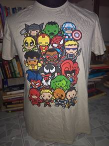 Marvel Heroes and Villains Kawaii Dogpile T-Shirt