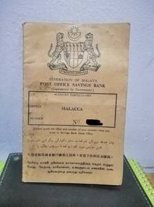 Vintage Post Office Savings Bank Account Book