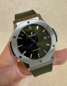 Hublot Classic Fusion Green Dial Titanium 45mm