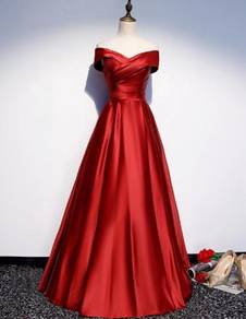 Red wedding prom evening dress gown RBP1205